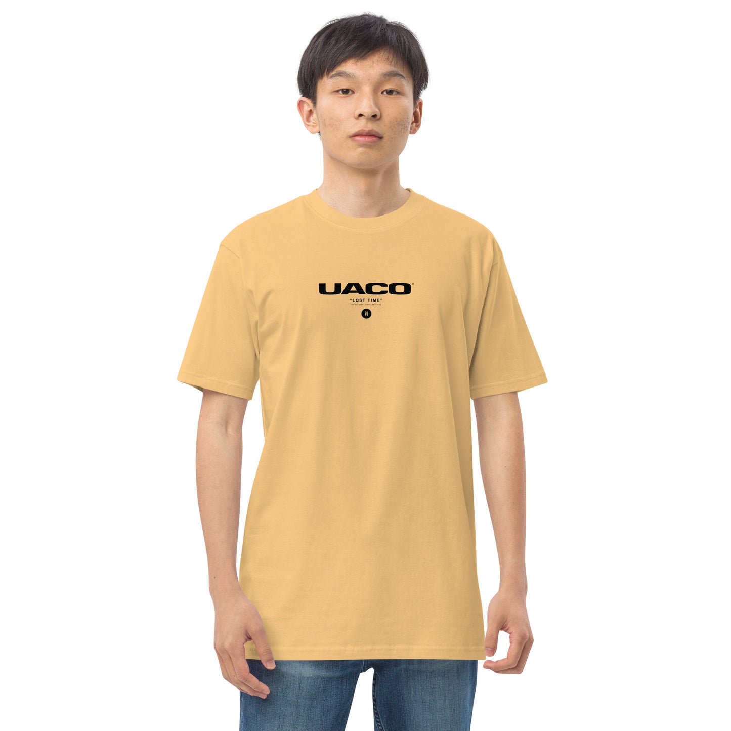 UACO Lost Time - Men’s Premium Heavyweight T-Shirt