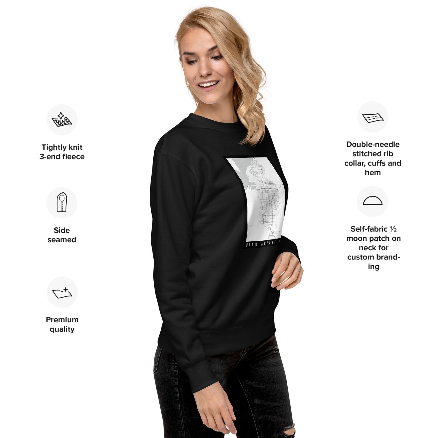 SLC Road Map - Unisex Premium Sweatshirt